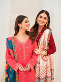 Panache Apparel Winter Basics Linen Embroidered Stitched Suit-Divine