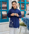 Velvour Girls Cotton Embroidered Stitched Tunic-VG121-B