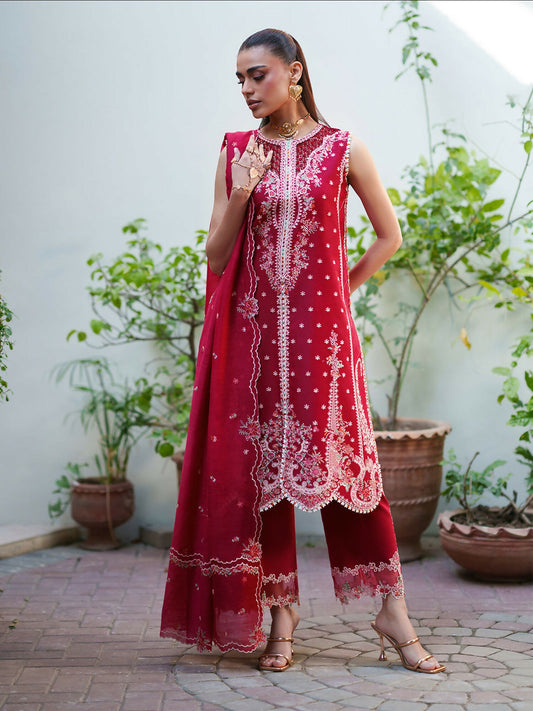 Binilyas Heritage Dore Summer'26 Lawn Embroidered Stitched 3-Piece Suit-176-A