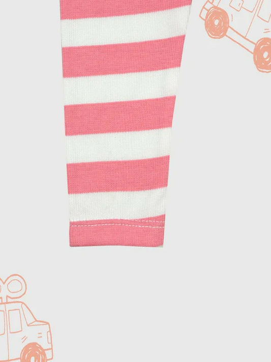 Funky's Horizontal Stripe Front Pocket Trouser-11357