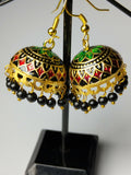 H&A Jewellery Jaipuri Jhumki Earrings