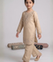Lumira Cotton Embroidered Stitched 2-Piece Suit-Ivory