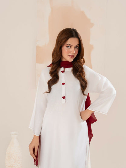 Stylish Collection Luxe Edit Linen Stitched 3-Piece Suit-Noor