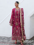 Hussain Rehar Darlings Festive'25 Organza Embroidered Unstitched 4-Piece Suit-Maher