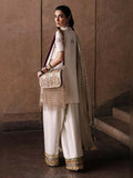 Hussain Rehar Luxury Pret Eid'24 Raw Silk Embellished Stitched 3-Piece Suit-Lin
