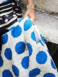 Jugnu by Hussain Rehar Inkwell Tote Bag Blue