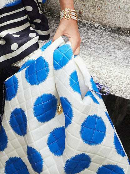 Jugnu by Hussain Rehar Inkwell Tote Bag Blue