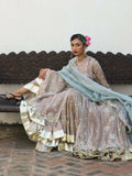 Hussain Rehar Darlings Festive 25'Organza Embroidered Unstitched 3-Piece Suit-Ziniya