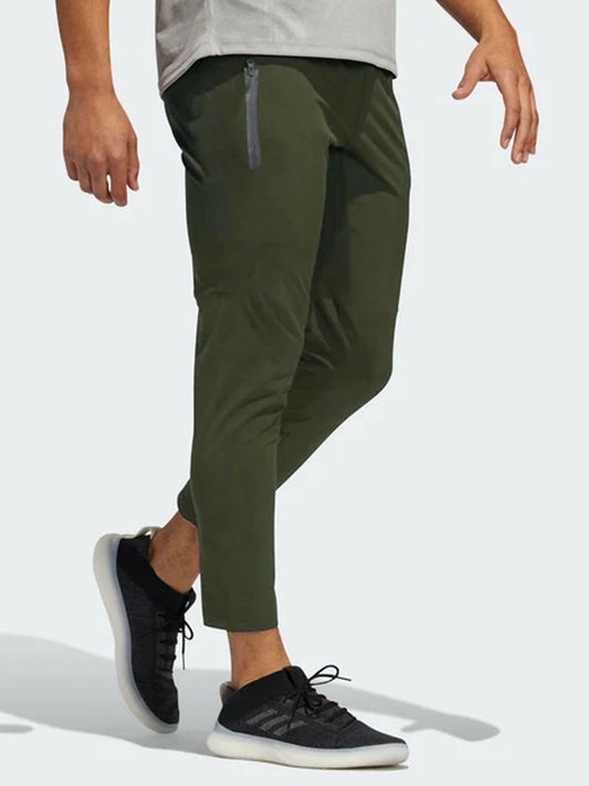 funky's plain Crop Fit Terry Trouser-11670