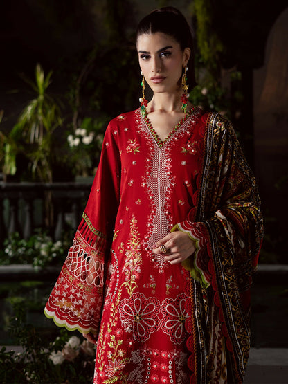 Mahnur Amelia Kotrai Embroidered Stitched 3-Piece Suit–CK-013