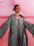 Hussain Rehar Luxury Lawn'26 Eid Edit Embroidered Unstitched 3-Piece Suit-Verdant
