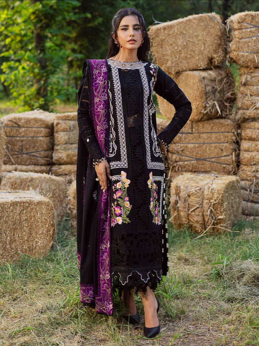 Parishay Winterwood Tales Khaddar Embroidered Unstitched 3-Piece Suit- WW - 14