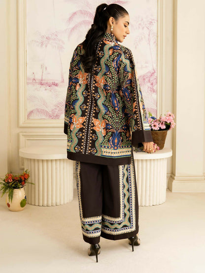 Allure By IH Salina Lawn Silk Printed Co-Ord Set-Gina