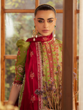 Binilyas Mehroze Luxury Lawn Embroidered Unstitched 3-Piece Suit-93 - B