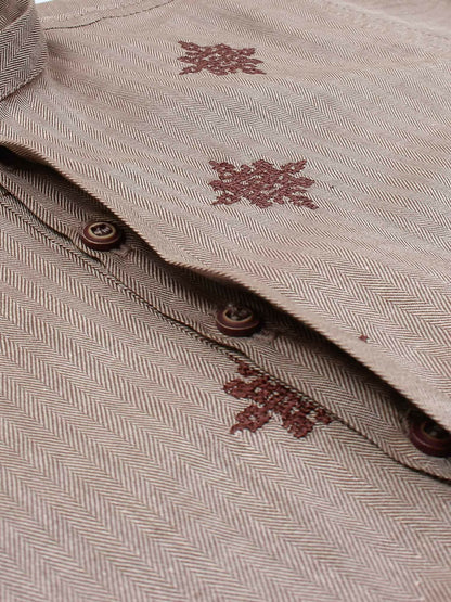 Velvour Boys Cotton Embroidered Stitched Kurta-VB196-F