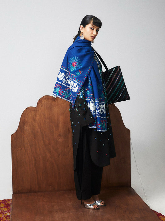 Jugnu by Hussain Rehar Khaddar Pret’26 Embroidered 2-Piece Suit-Nima