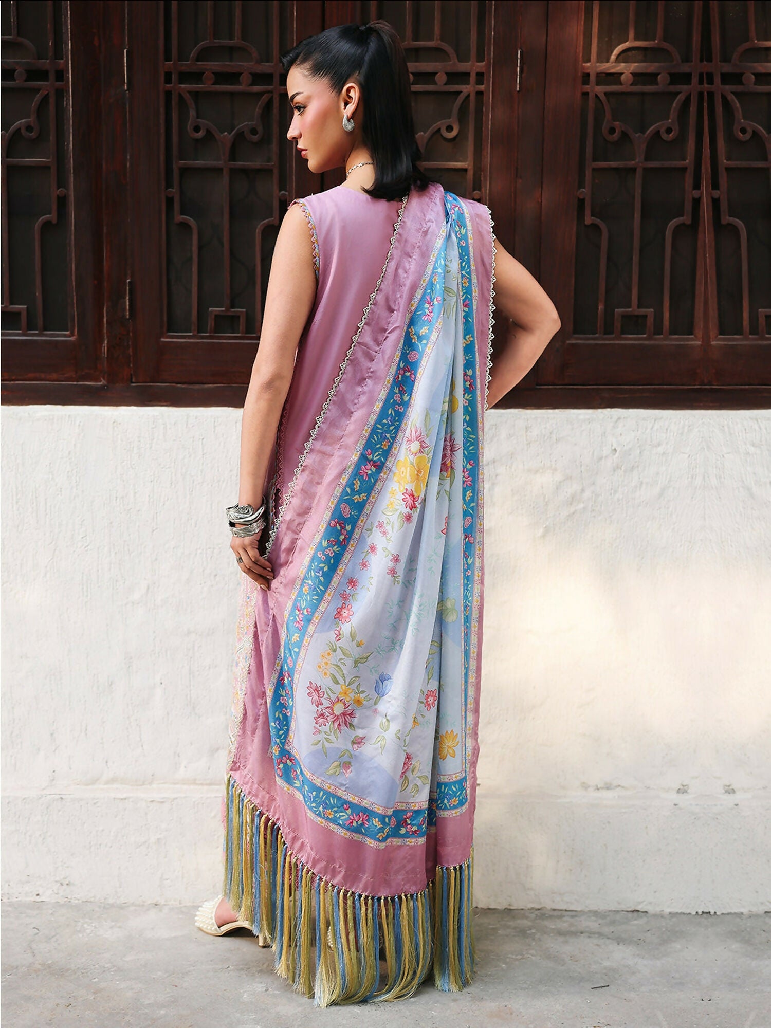 Binilyas Lumina Summer Lawn Embroidered Unstitched 3-Piece Suit-L77-B