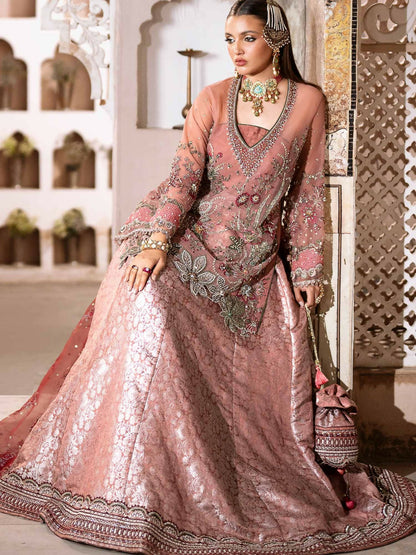 Shiza Hassan Shehnai Net Embellished Stitched 3-Piece Suit-Miral
