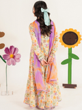 Panache Apparel Bloomie Silk Lawn Printed Stitched Suit-Tulipie