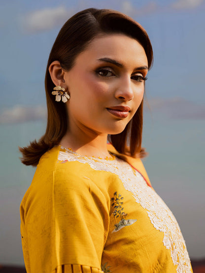 Parishay Rang e Sarma Khaddar Embroidered Stitched 3-Piece Suit-SAR-05