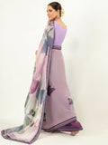 Imran Aftab Chiffon Printed Unstitched Saree-IASC 04