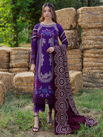 Parishay Winterwood Tales Khaddar Embroidered Stitched 3-Piece Suit-WW - 11