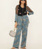 Shiza Hassan SH West Blended Silk Printed Co-Ord Set-Ciel