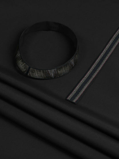 Fabrich Men Wash & Wear Embroidered Unstitched Shalwar Kameez-GTS-FE-018