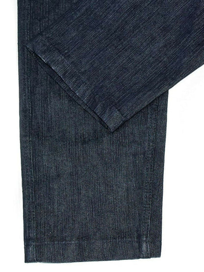Jupiter Plain Engineered Slub Weave Cargo Pockets Denim Jeans-14492