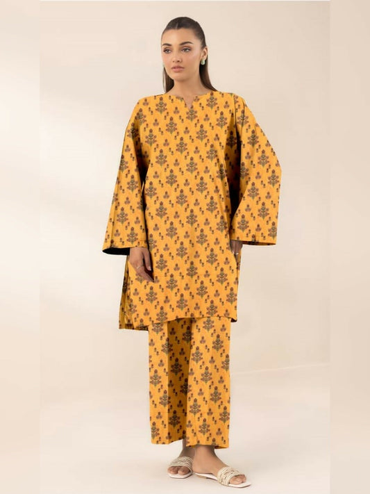 Bin Shaukat Khaddar Printed Unstitched 2-Piece Suit