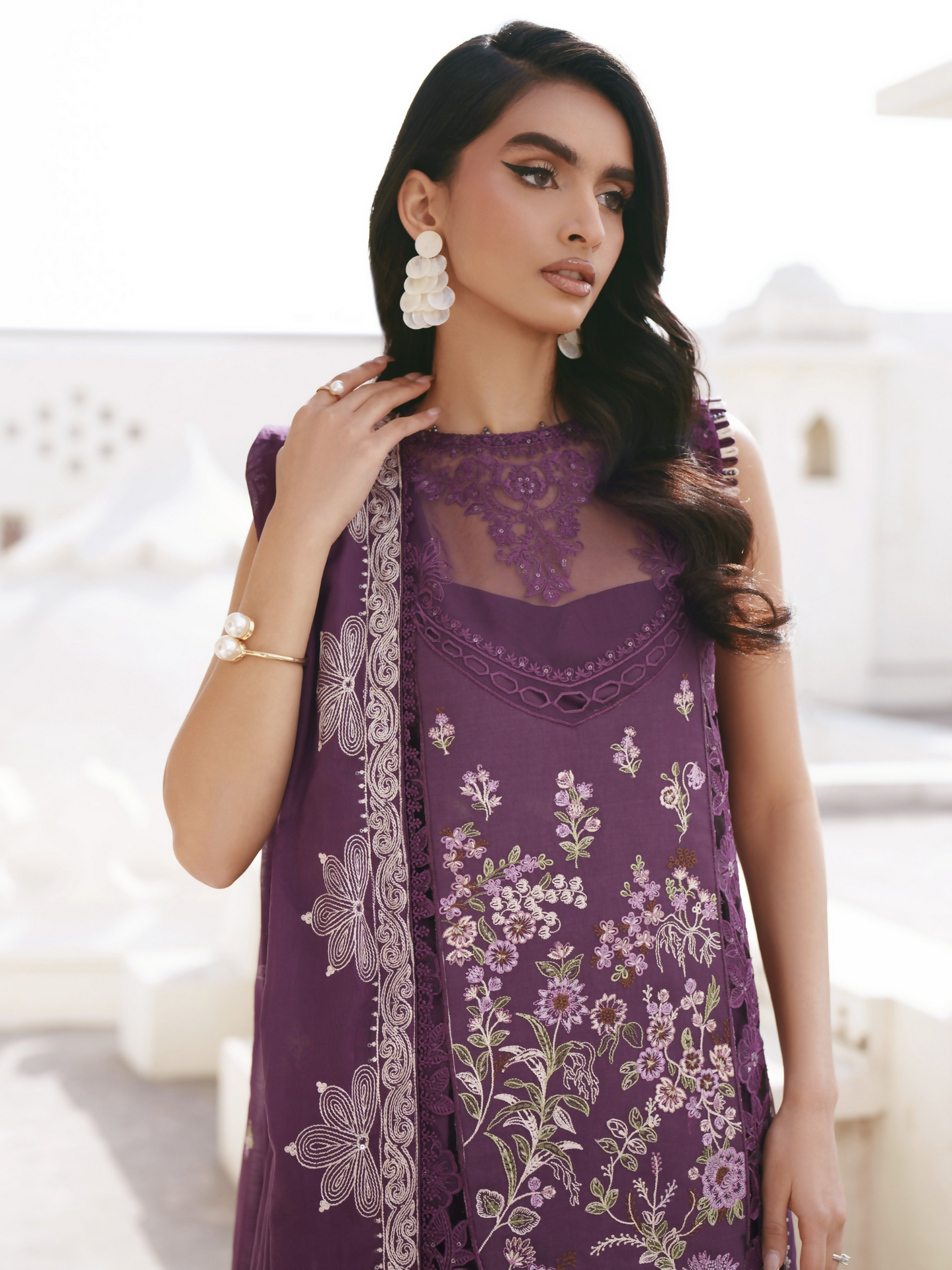 Parishay Shangrila Lawn Embroidered Unstitched 3-Piece Suit-SLA-15