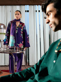 Jugnu by Hussain Rehar Summer Pret'25 Edit III Cotton Embroidered 2-Piece Suit-Sagnik