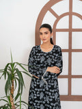 Stylish Collection Enchant Pret Linen Printed Co-Ord Set-Gulaab Black