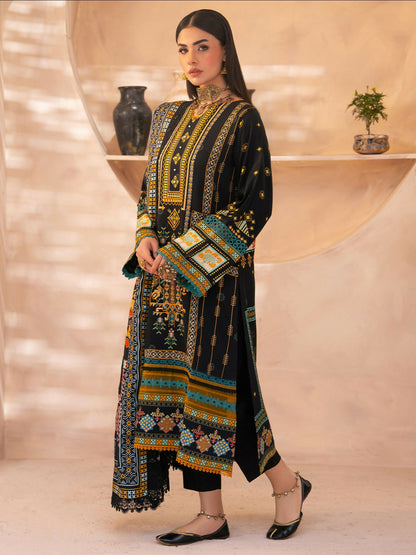 Binilyas Kotrai Embroidered Unstitched 3-Piece Suit-792-A