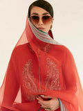 Hussain Rehar Chamak Damak Raw Silk Embellished Stitched 3-Piece Suit-Mitra