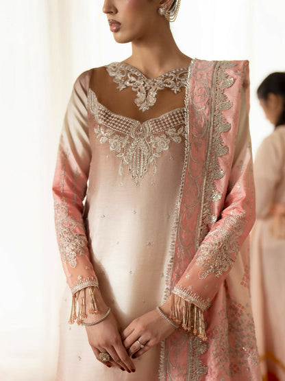 Parishay Ranibagh Luxury Formals Silk Embroidered Stitched 3-Piece Suit-Meherbano
