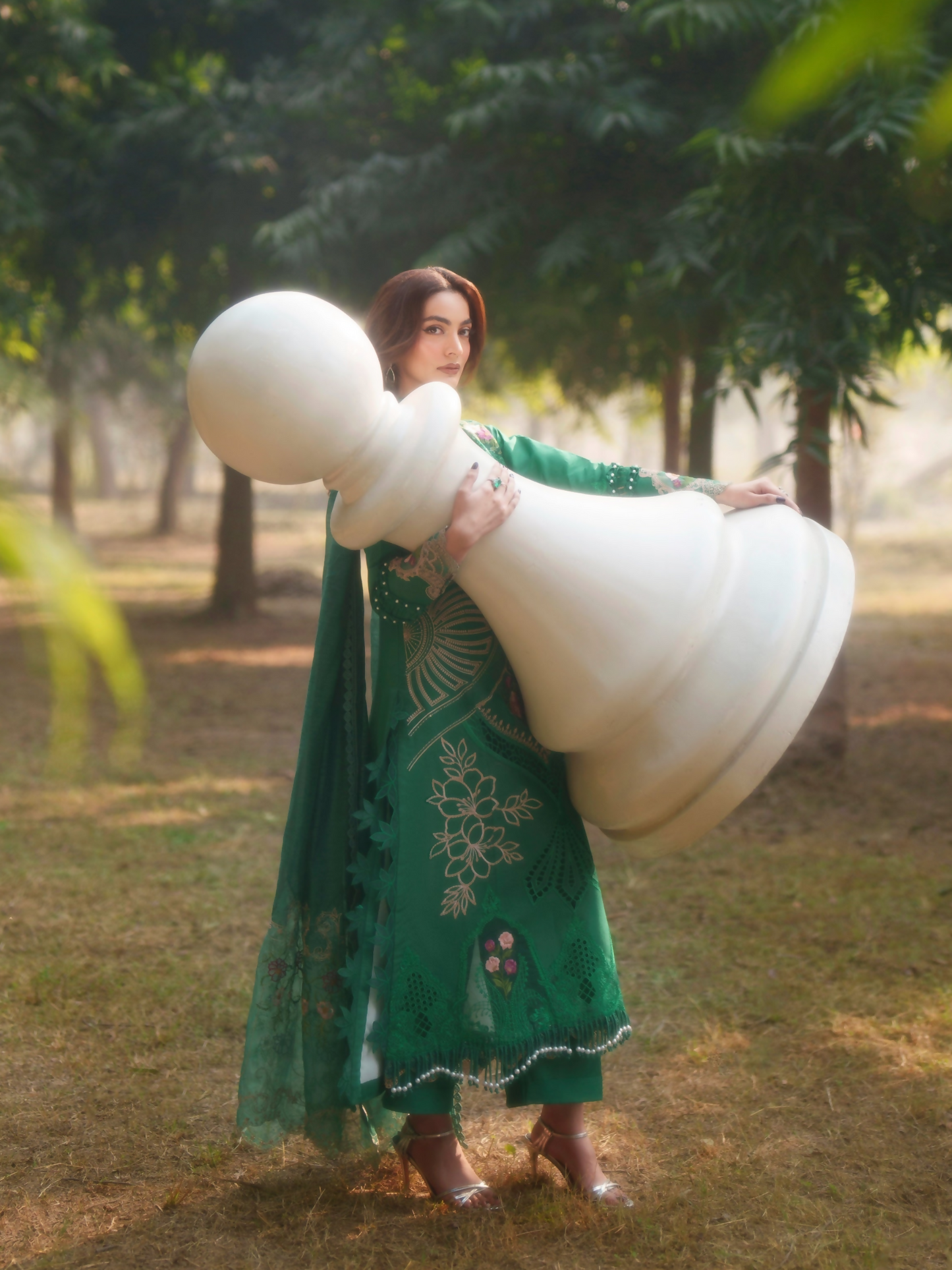 Parishay Summer Queen Lawn Embroidered Unstitched 3-Piece Suit-SQ-11