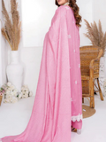 Anora Nora Staple Linen Embroidered Unstitched 3-Piece Suit-D-05