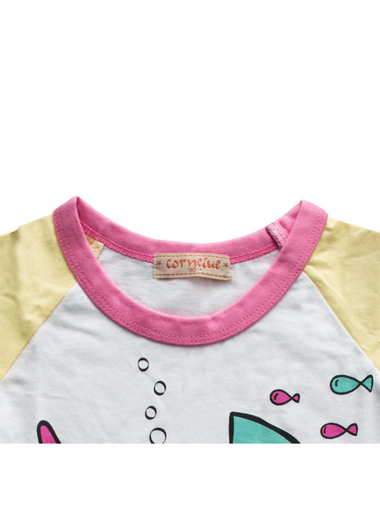 Funky's Printed Kid's Craby T-shirt 6231