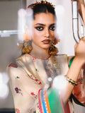 Hussain Rehar Pay Day Vol V Viscose Silk Printed Stitched 2-Piece Suit-Coraline