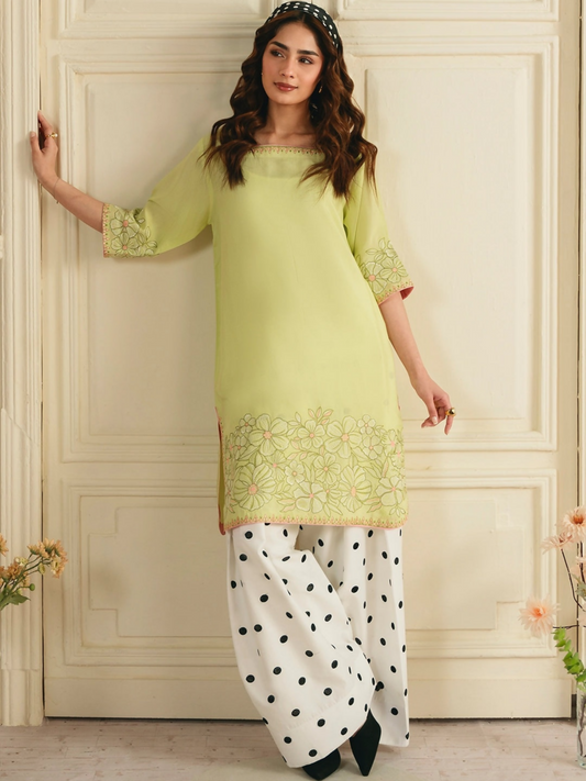 Mannat Clothing Boho Summer'26 Cotton Embroidered Stitched Suit-Petaline