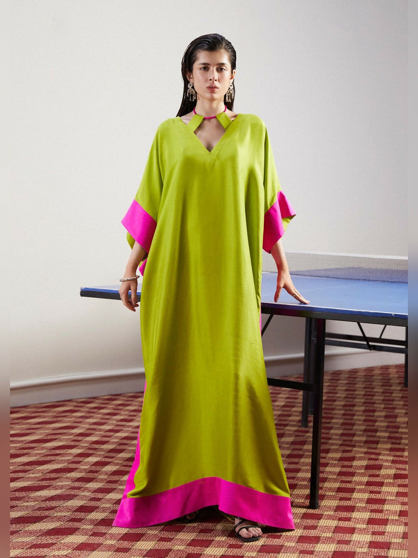 Parrot Green Hussain Rehar Pay Day Volume - ||| Raw Silk Printed Stitched 1-Peice-Verdant
