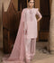 Hemstitch Raw Silk Embroidered Stitched 3-Piece Suit-Aleeha