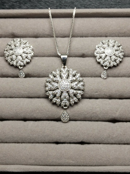 H&A Jewellery Stainless Steel Pendant Set