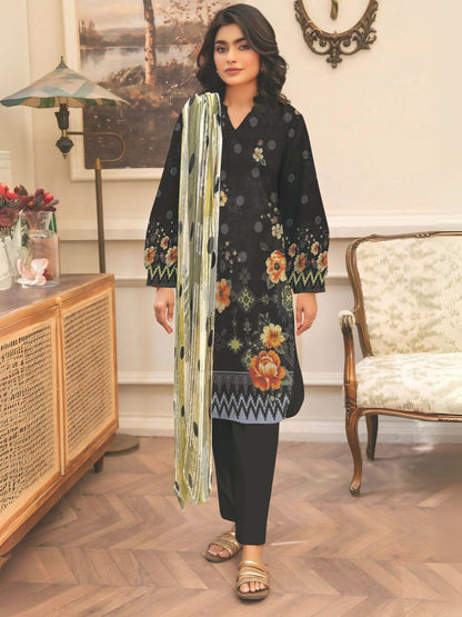 Cross Sketch Lawn Printed Unstitched 2-Piece Suit-Sabeen