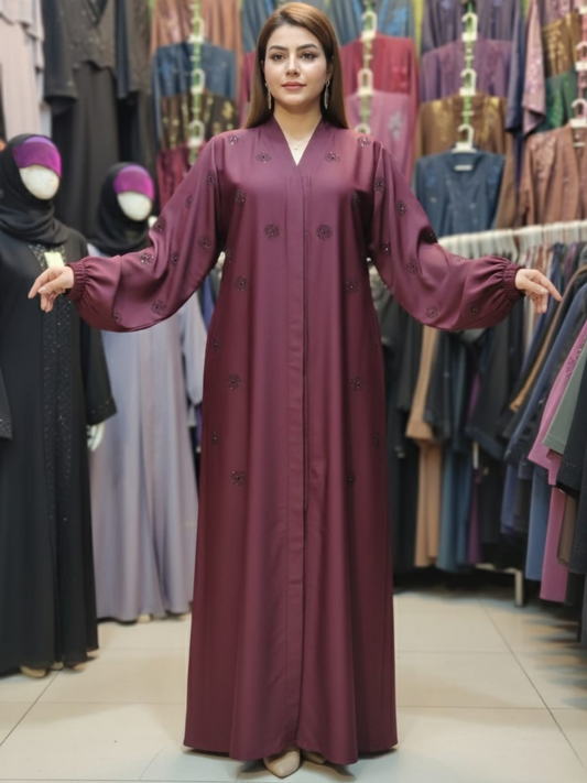 Islami Hijab Centre Haya Premium Series Imported Nida Embroidered Abaya