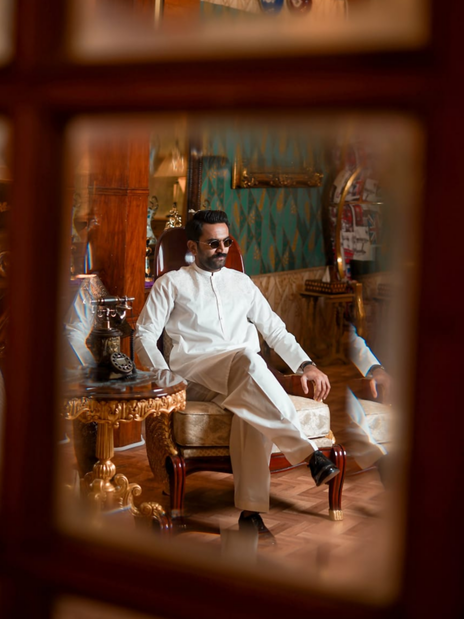 Fabrich Virsa Cotton Embroidered Unstitched Shalwar Kameez-FAB-8660