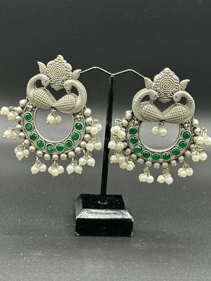 H&A Jewellery Handmade Brass Oxidized Studs