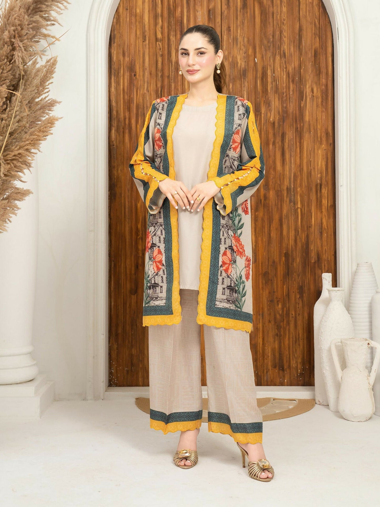 Panache Apparel Florise Lawn Printed Co-Ord Set-Freedom