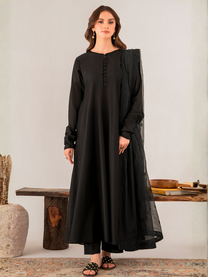 Panache Apparel Daily Essentials RTW Chambray Kattan Stitched Suit-Ash